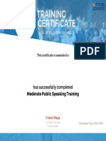 Certificate IFLA