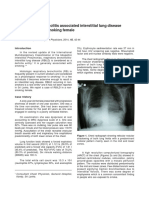 Respiratory Bronchiolitis Associated Interstitial Lung Disease (RB-ILD) in A Non-Smoking Female