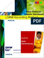 2 LSMW Recording Method
