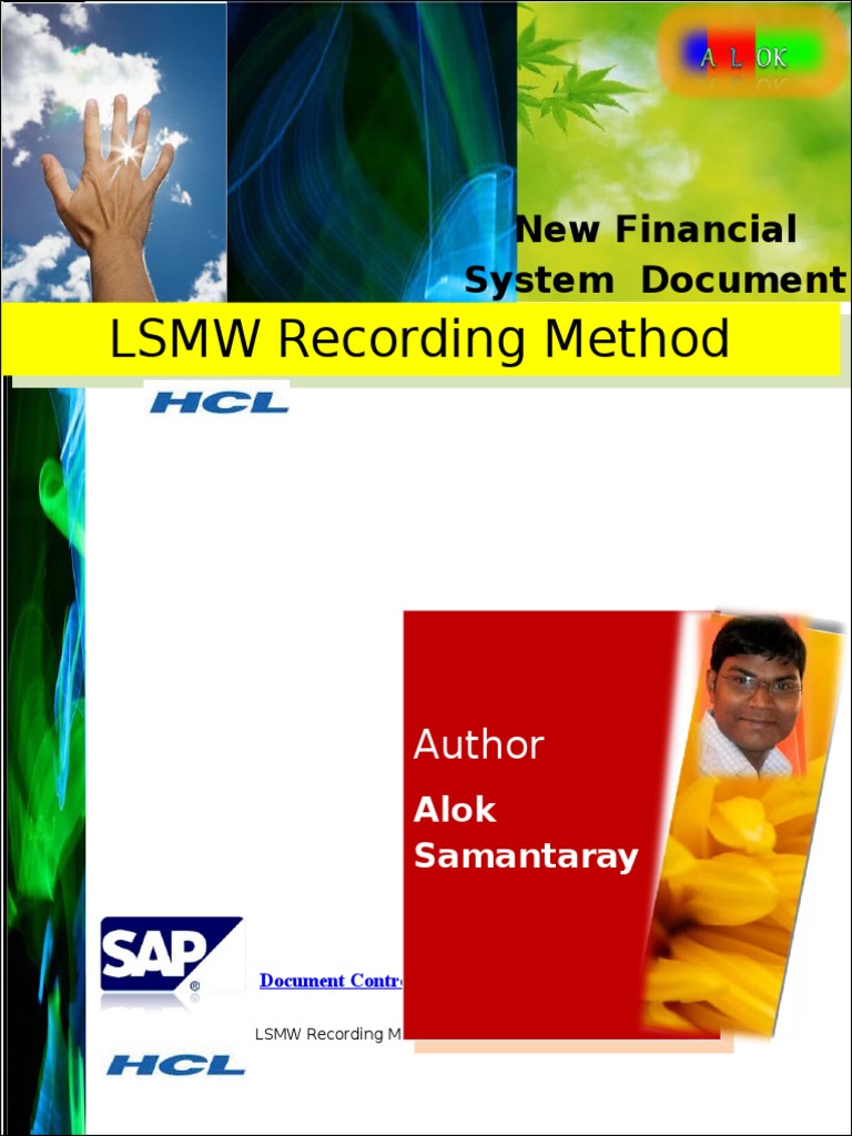 LSMW Recording Method Guide | PDF | File Format | Source Code