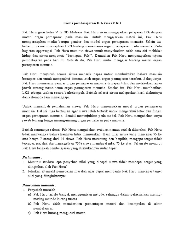 Soal-Soal Studi Kasus | PDF