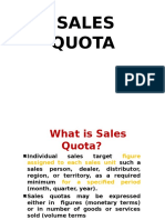 Sales Quota