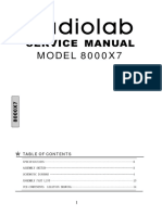 Audiolab - 8000x7 Service Manual PDF