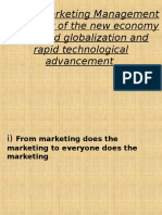 Shift in Marketing Management as a result of.ppt