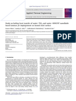 Study On Boiling Heat Transfer of Water-TiO2 and Water-MWCNT Nanofluids Based Laminar Jet Impingement On Heated Steel Surface