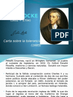 Presentación carta sobre la tolerancia John Locke