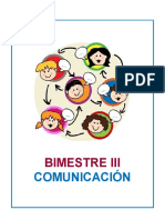 Bimestres III y IV de asignaturas