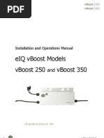 Download Installation and Operations Manual eIQ vBoost Models vBoost 250 and vBoost 350 by sunshine SN32687948 doc pdf