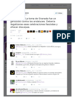 Podemos Bases on Twitter_ _#NoAlaToma La Toma de Granada Fue Un Genocidio Contra Los Andaluces