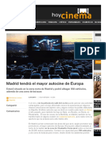 El Mayor Autocine de Europa