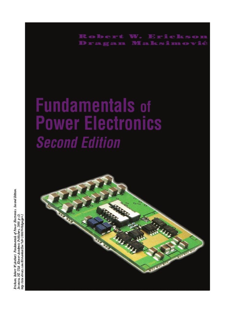 Fundamentals of Power Electronics (Robert W.Erickson, Dragan Maksimovic