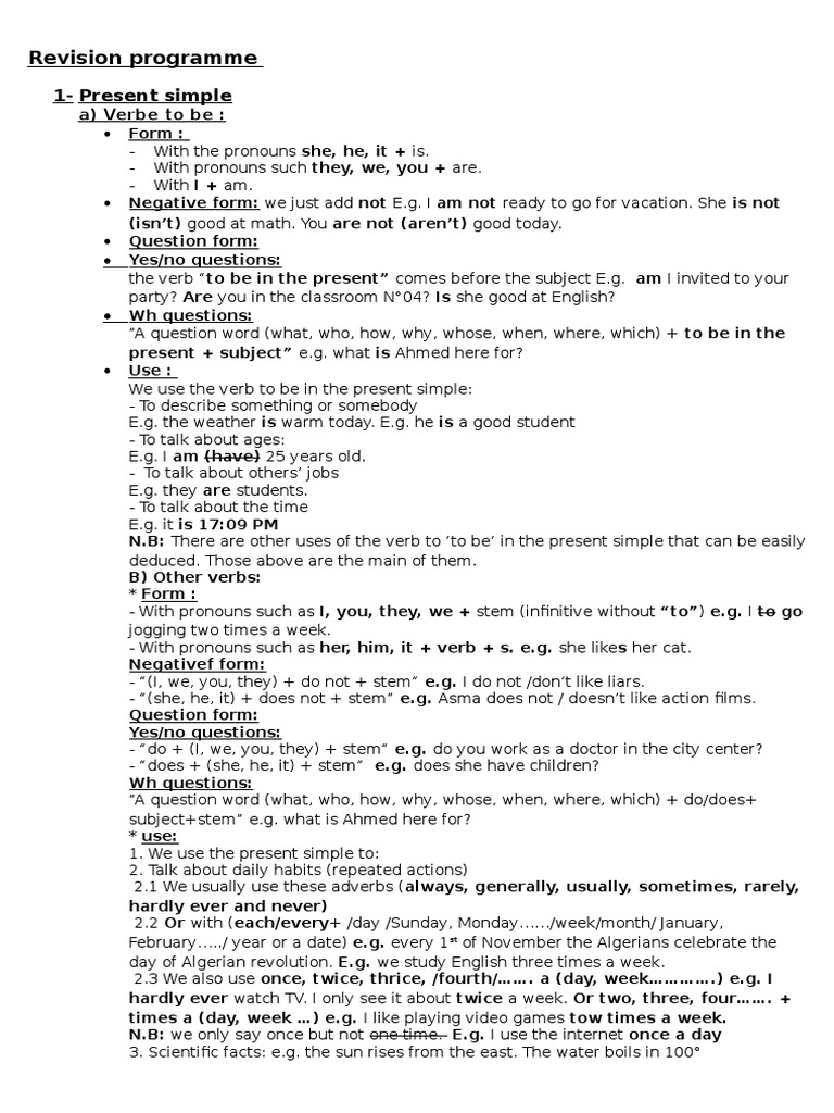 Revision Programme | PDF | Language Arts & Discipline