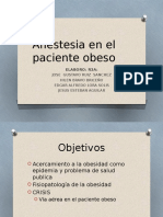 Obesidad y Anestesia