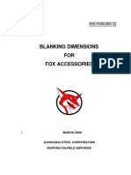 Blanking Dimensions FOR Fox Accessories