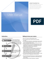 Download Samsung Camera ES73SL605 User Manual by Samsung Camera SN32688617 doc pdf
