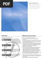 Download Samsung Camera ES73SL605 User Manual by Samsung Camera SN32688617 doc pdf