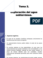 Exploración del agua subterránea mediante métodos geológicos y hidrogeológicos