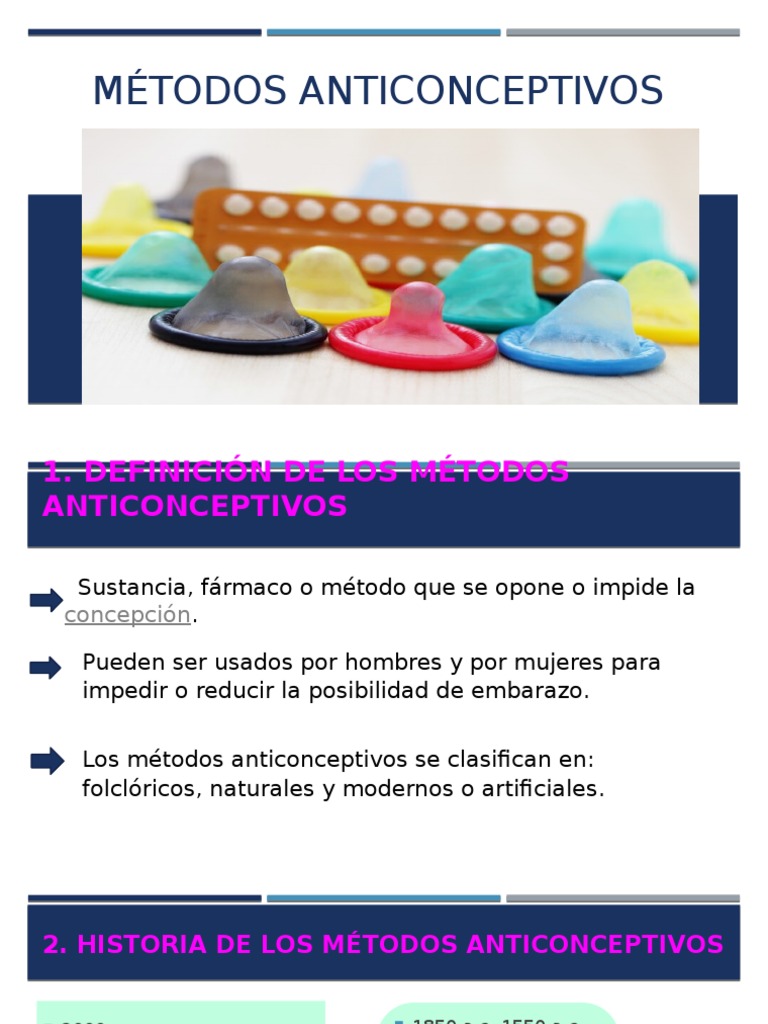 MÉTODOSANTICONCEPTIVOS