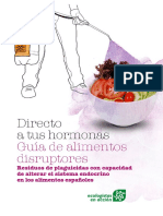 Directo A Tus Hormonas: Guía de Alimentos Disruptores: Informe-Plaguicidas-2016