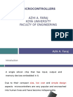 Microcontrollers: Azhi A. Faraj Koya University Faculty of Engineering