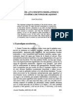 Emanación, Un Concepto Neoplatónico en La Metafísica de Tomás de Aquino, Juan Cruz Cruz