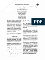 Tangent Analysis of A Discreet Step Response