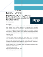 Spesifikasi Kebutuhan Perangkat Lunak: Sistem Informasi Akademik UNM Fakultas Teknik