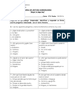 3 ° Básico Prueba "Mejor Lo Hago Hoy" Septiembre