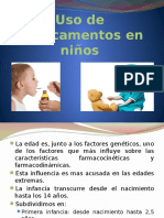 Uso de Medicamentos en Niños