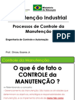 Processos de Controle da Manutenção Industrial