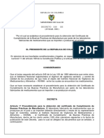 Decreto 549 de 2001 PDF