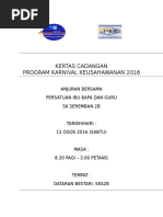 Kertas Cadangan Karnival Usahawan 2016