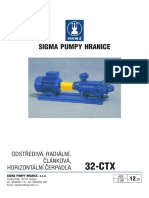 Odstředivá, Radiální, Článková, Horizontální Čerpadla Řady 32-CTX