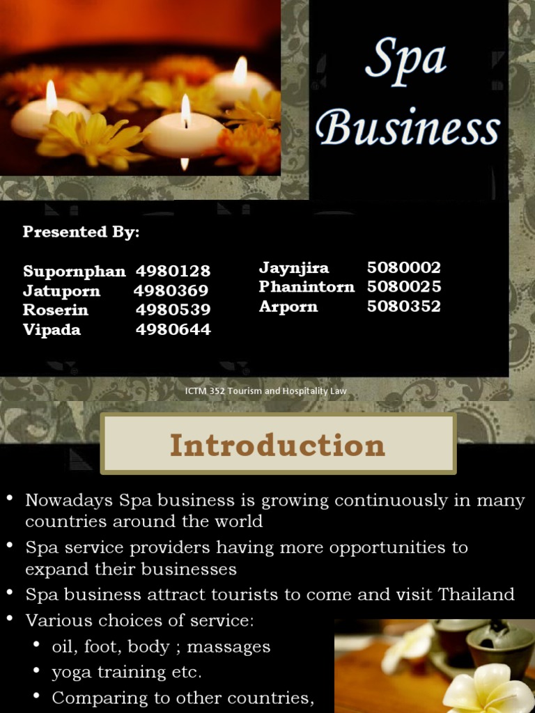 Spa Business Final) | PDF | Lease | Hygiene