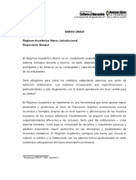 Regimen Academico (Res 4043 09)