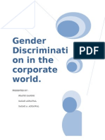 Gender Discrimination at Work Place