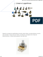 Potenciômetros - Linear e Logarítmos - Te1