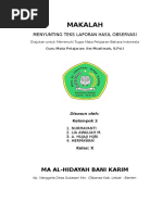 Download Makalah Menyunting Teks Laporan Observasi by Heri Al-lurahi SN326911608 doc pdf