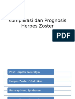 Komplikasi Dan Prognosis Herpes Zoster