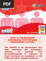 Barangay Governance Performance Management System