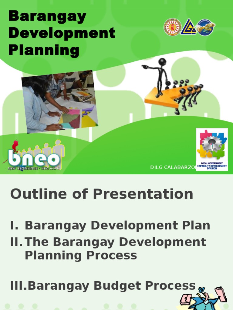 Barangay Development Planning Earmark (Politics) Monitoring And