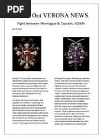 Obituary for Mercutio, Age 18 | PDF | Characters In Romeo And Juliet ...