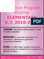 Guidance Program Outline