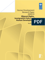Migrant Rights, Immigration Policy Martin Ruhs