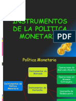 Politica - Monetaria e Instrumentos