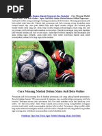 Download Cara Menang Mudah Dalam Judi Bola Online by DewaTigakosongtigaBet SN326926340 doc pdf