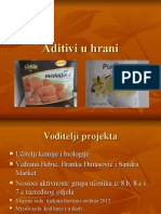 Aditivi U Hrani