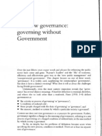 The New Governance: Governing With - Out Government