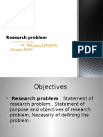 research problem