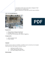 Basic Electrical Engineering Laboratory Exp 3